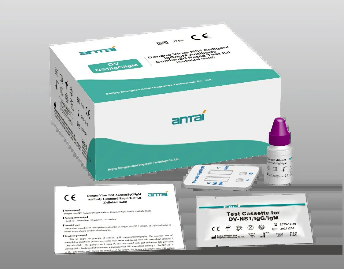 Dengue Virus NS1 AntigenIgGIgM Antibody Combined Rapid Test Kit